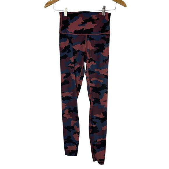 Lululemon Wunder Under High Rise Tight 28" Full On Camo Smoky Red Women's Size 4 - Picture 12 of 13